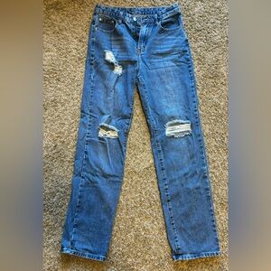Shein Straight Blue Jeans Size Medium